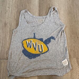 WVU Retrobrand Women's Gray Tank Top